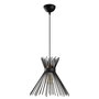 Opviq Kirpi - 3081 Lámpara de Araña de Hierro Negro